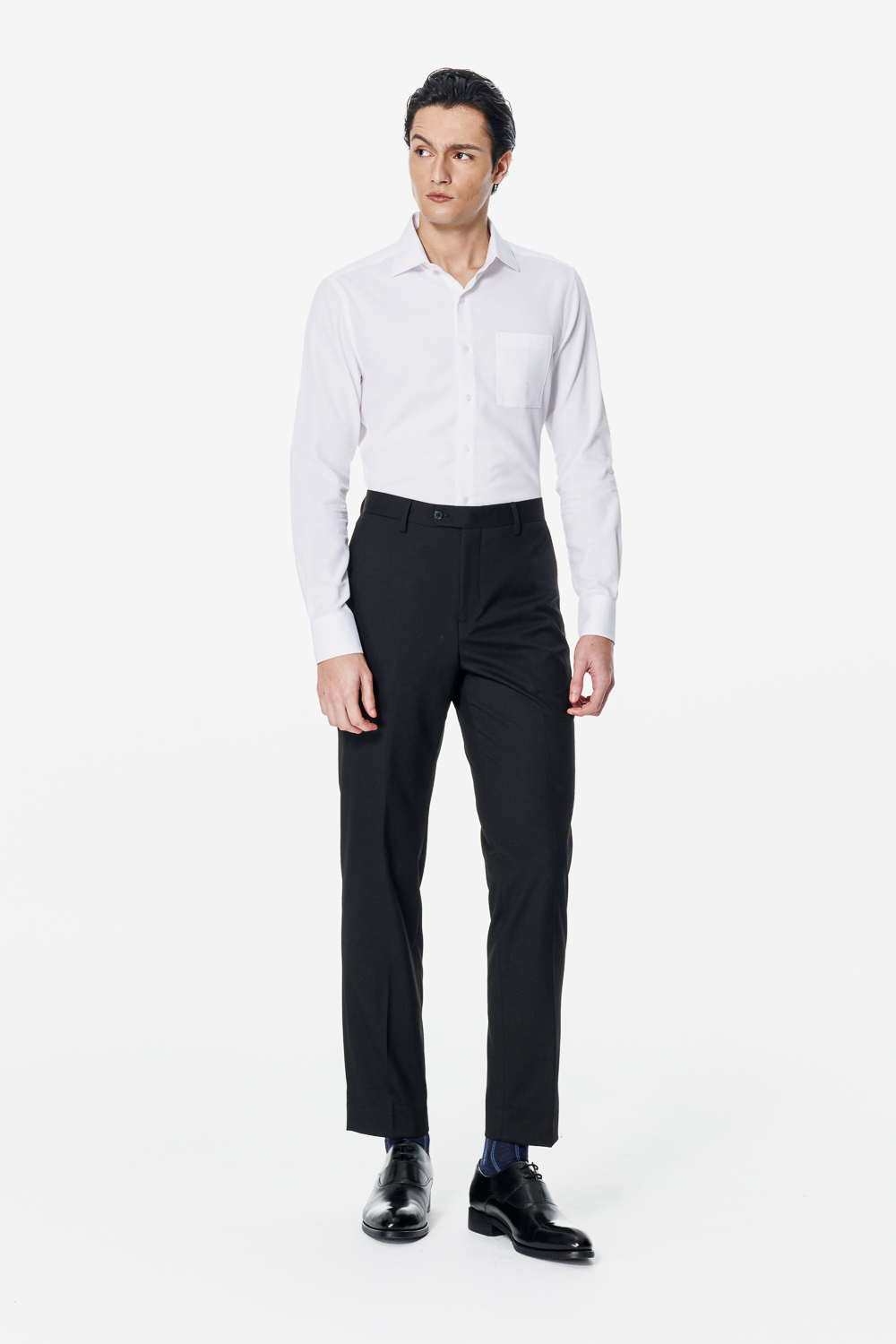 【Customized pants】SST&C Black Slim Trousers | 00022502014_1