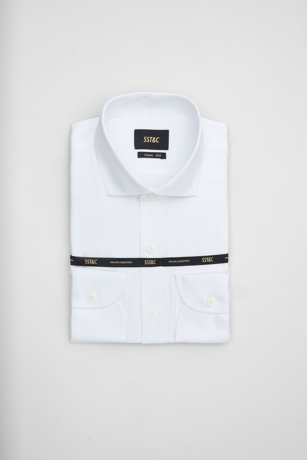 SST&C #Milan Series White Check Classic Shirt | 00062502006_4