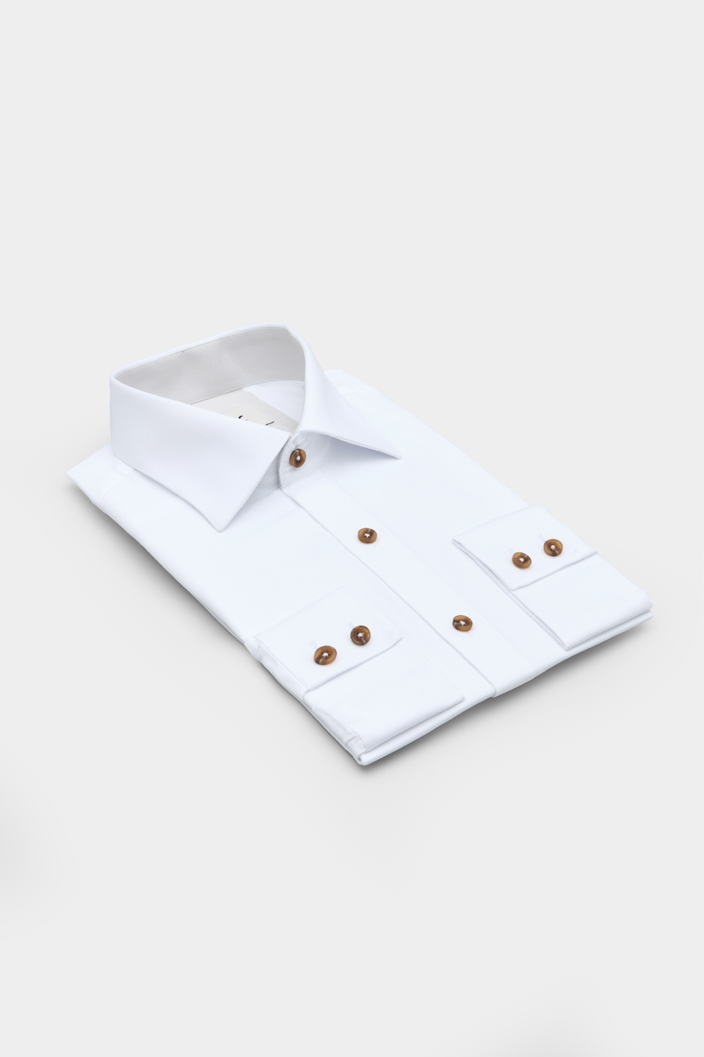 SST&C White Textured Slim Fit Shirt | 00062502017_6
