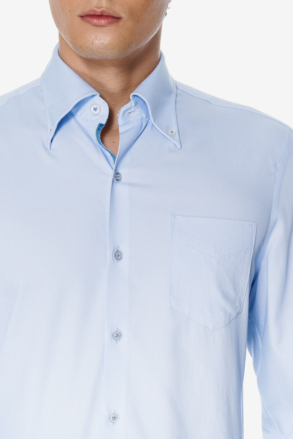 SST&C Light Blue Slim Fit Shirt | 00062502023_2