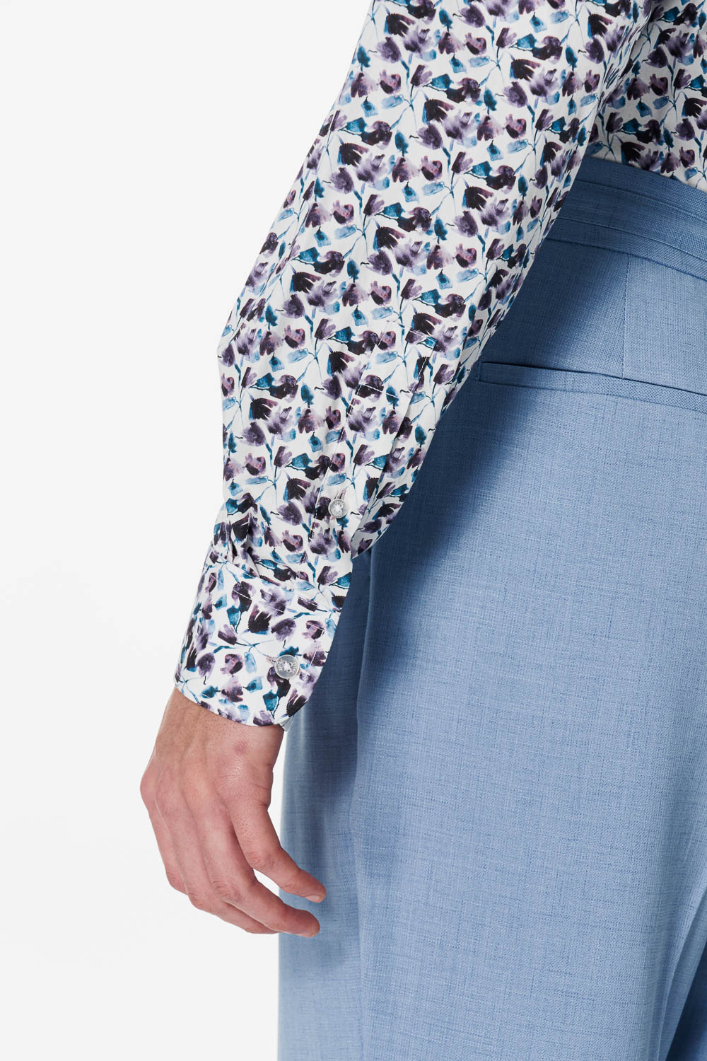 SST&C Watercolor Flower Classic Fit Shirt | 00062502027_4