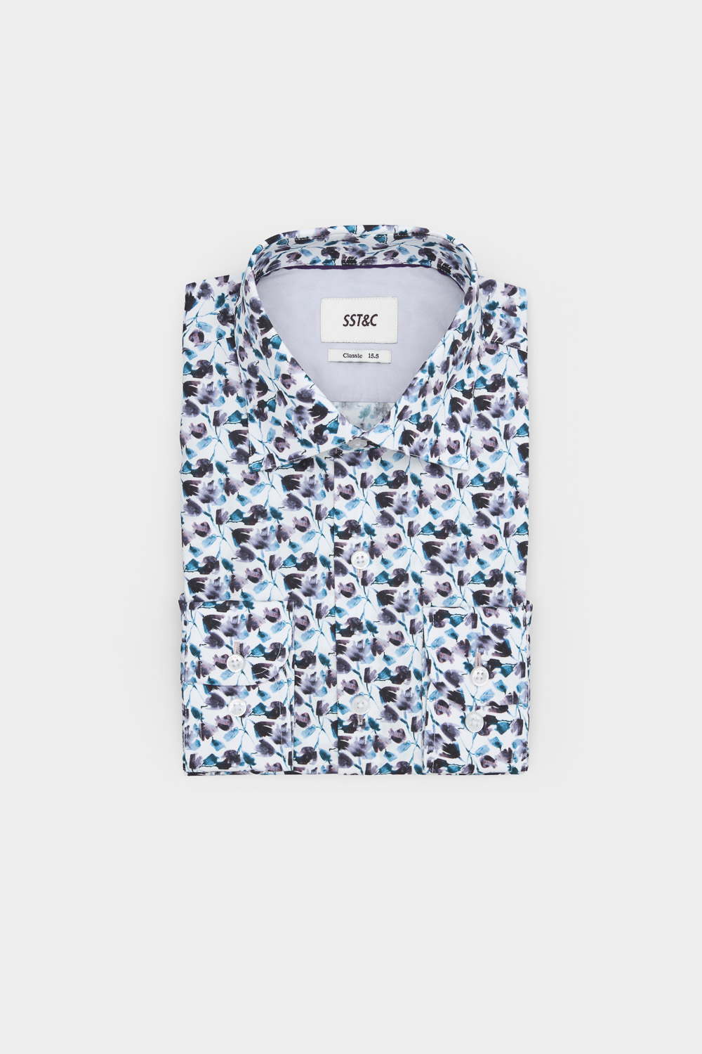 SST&C Watercolor Flower Classic Fit Shirt | 00062502027_5