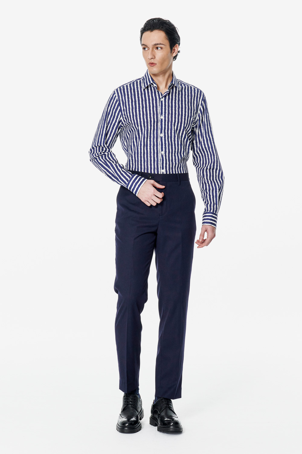 SST&C Breton Stripes Classic Fit Shirt | 00062502028_1