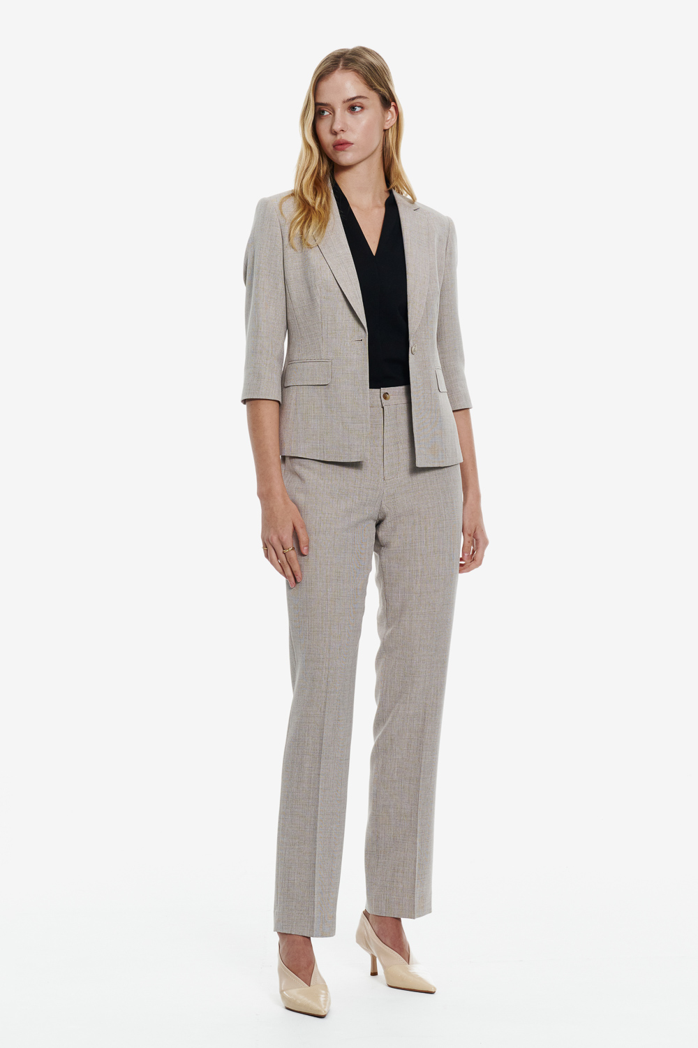 SST&C Brown Slim Fit Suit | 01012502004_3