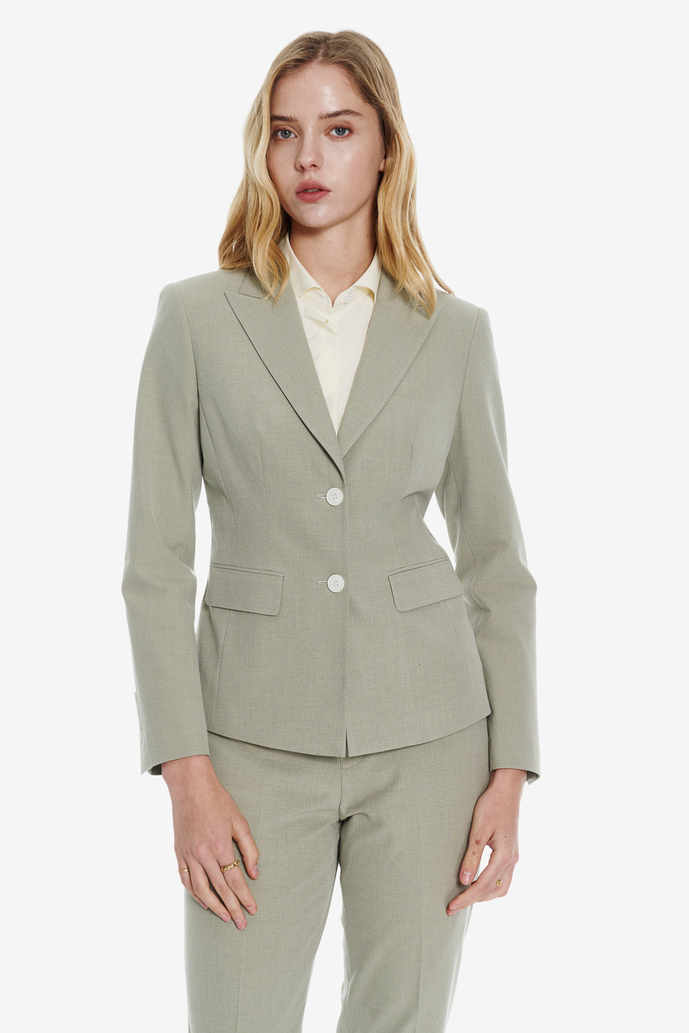 SST&C Lake Green Slim Fit Suit | 01012502007_3