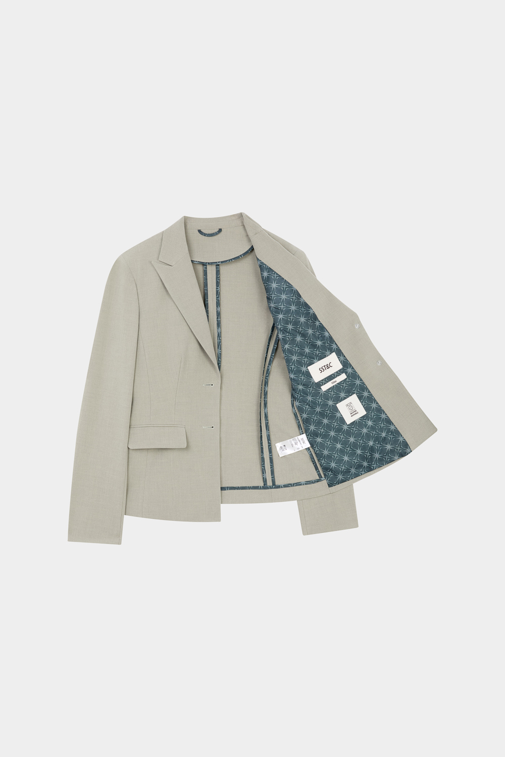 SST&C Lake Green Slim Fit Suit | 01012502007_7