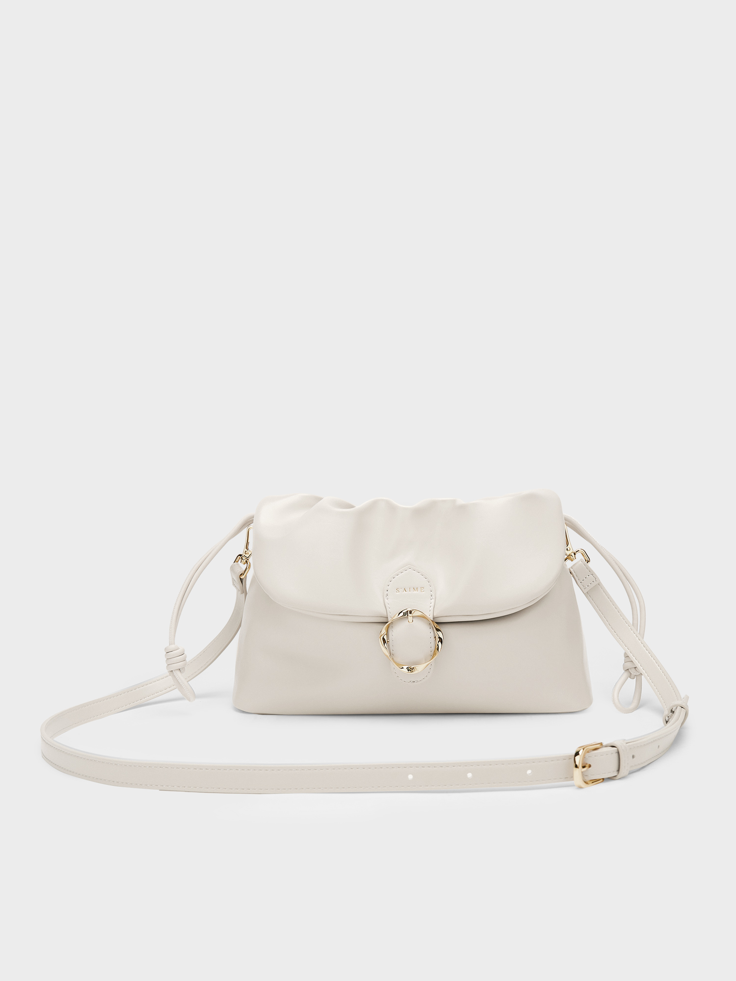 送料込★S’AIME★波紋五金束口掀蓋方包 M★2way ショルダーBAG S'AIME 2WAY波紋五金束口掀蓋方包(M)｜ S'AIME東京企劃
