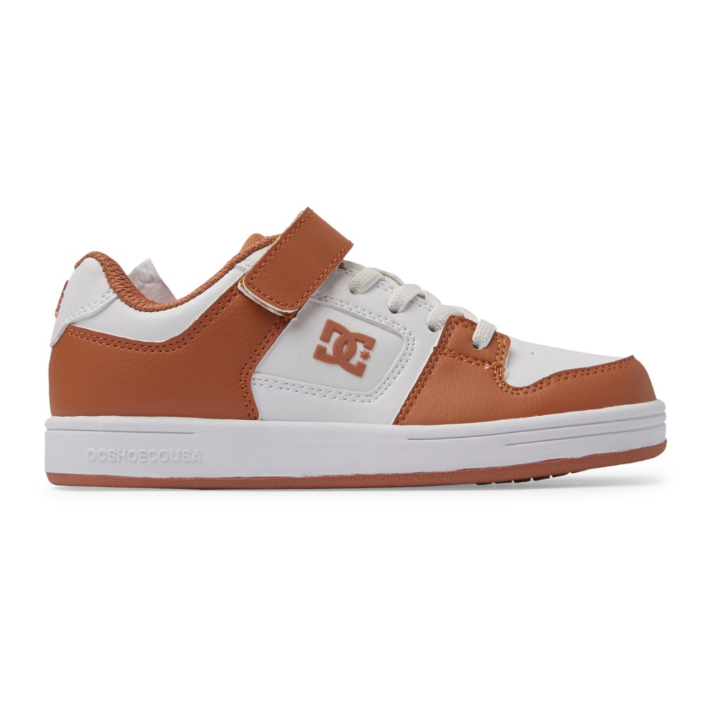 【DC SHOES】大童款 - MANTECA 4 V SN 運動生活鞋-白棕色   (ADBS300385243-WBR)_0