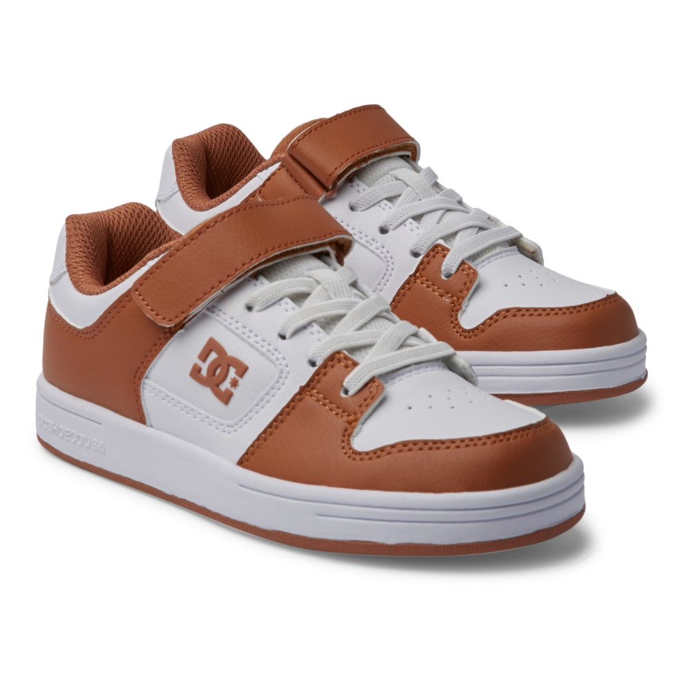 【DC SHOES】大童款 - MANTECA 4 V SN 運動生活鞋-白棕色   (ADBS300385243-WBR)_2