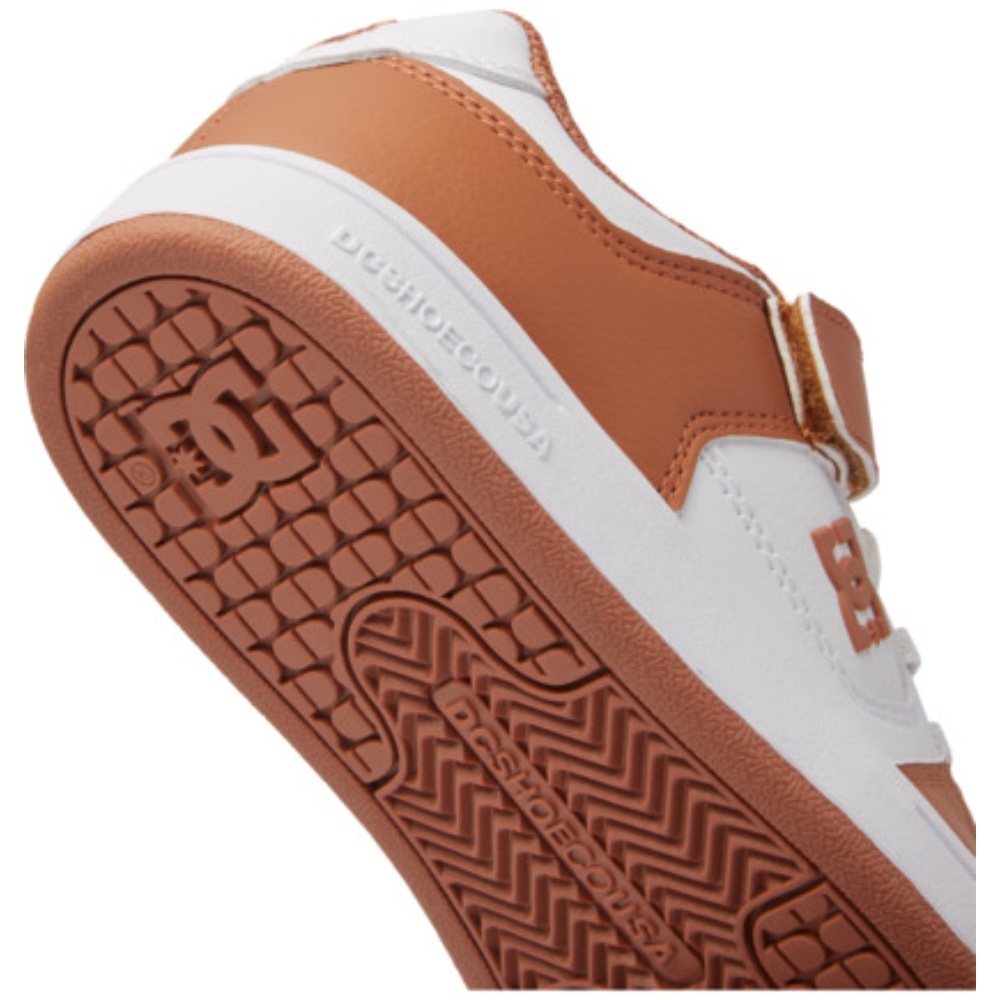 【DC SHOES】大童款 - MANTECA 4 V SN 運動生活鞋-白棕色   (ADBS300385243-WBR)_5