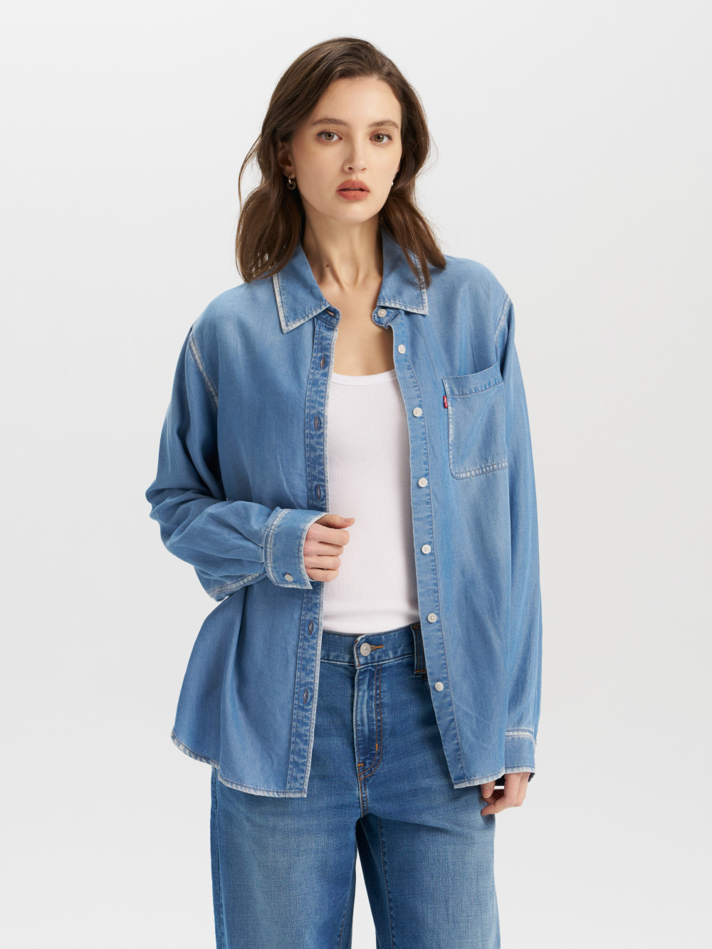 Levi’s® 女款 牛仔襯衫 休閒襯衫 天絲襯衫 人氣新品