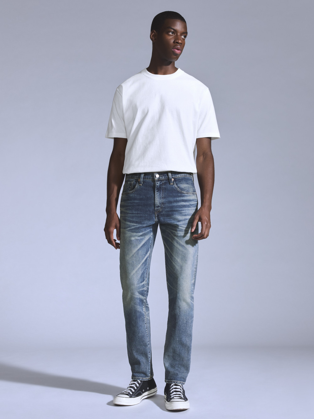 Levi’s® BLUETAB™ 502™ 男款 日本製 中腰舒適錐形丹寧牛仔褲 人氣新品