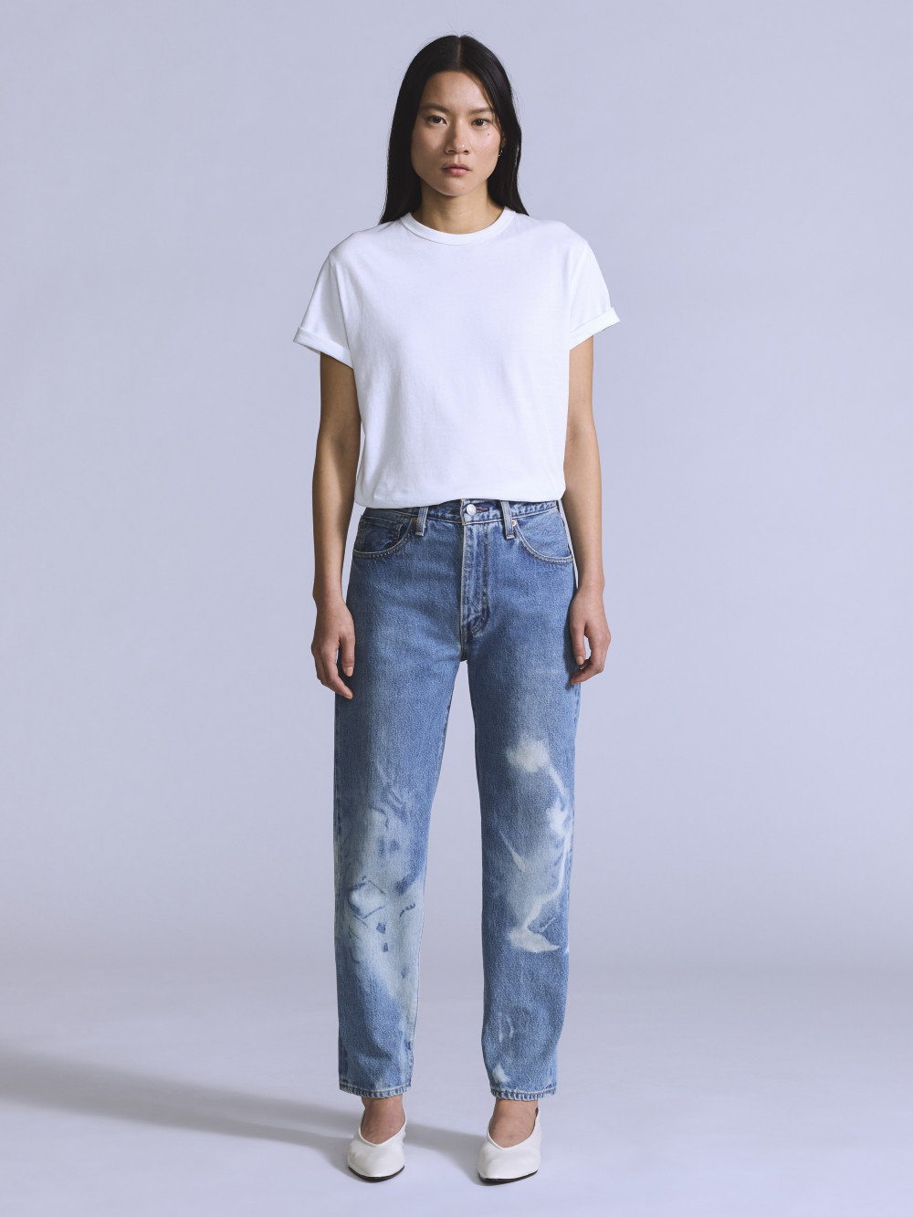 Levi’s® BLUETAB™ 女款 Column日本製高腰直筒丹寧牛仔褲 人氣新品
