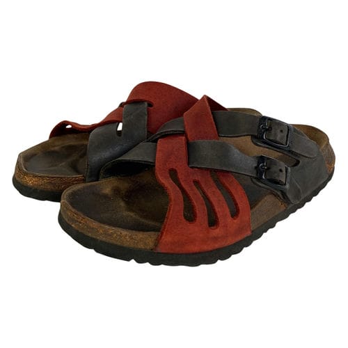 【環球桃園A8店】BIRKENSTOCK/涼鞋/37/編織感涼鞋