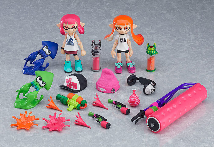[再販] Good Smile figma 400-DX 斯普拉遁 Splatoon 女孩 DX版 可動完成品_1