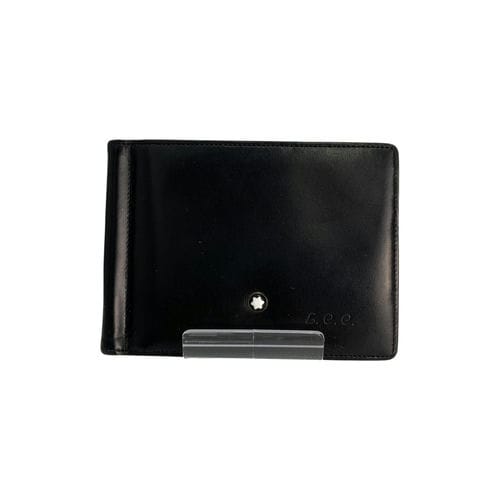 【環球屏東店】MONTBLANC/對折錢包//MB198313