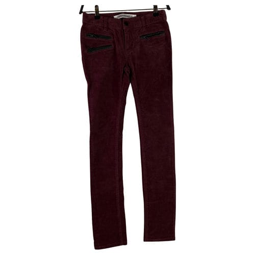 【京站時尚廣場店】Zadig&Voltaire/直筒褲/34/WCC0102F