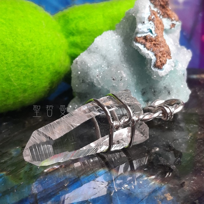 【土桑精選】哥雷精靈編織墜0205-1 項鍊/飾品 白水晶列木里亞水晶/列木尼亞/雷姆尼亞/Lemurian_4