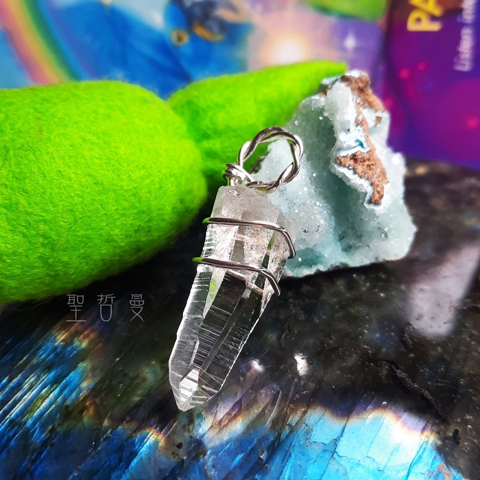 【土桑精選】哥雷精靈編織墜0205-1 項鍊/飾品 白水晶列木里亞水晶/列木尼亞/雷姆尼亞/Lemurian_6