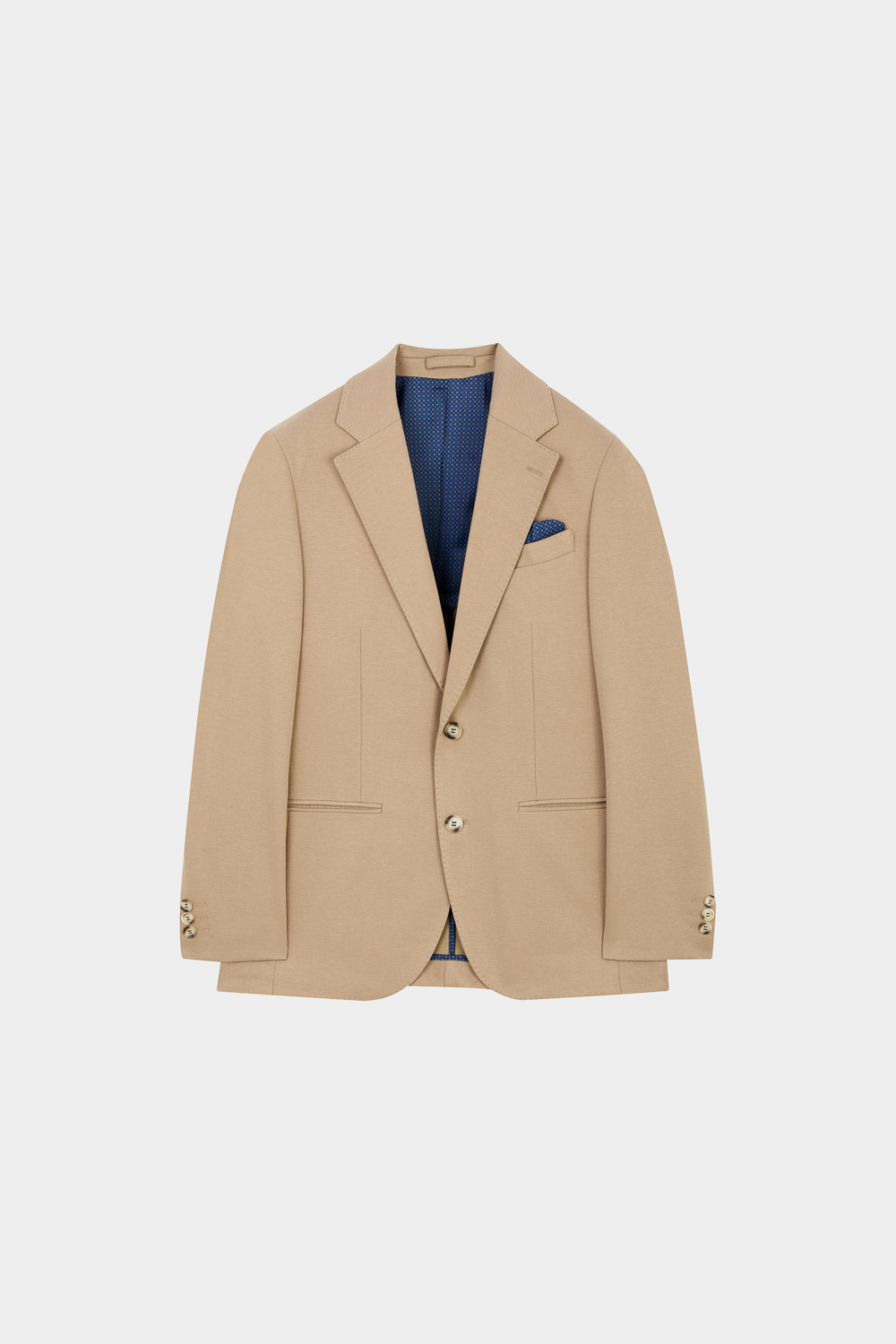 SST&C Khaki Cooling Stretch Knit Blazer | 00112502001_6
