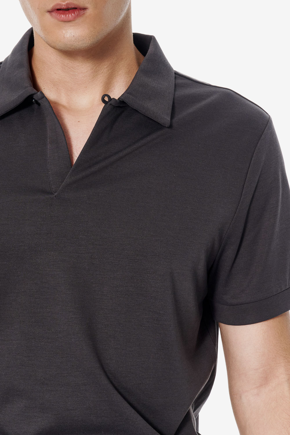 SST&C Violet Grey Collar Strap POLO Shirt | 00232502001_3