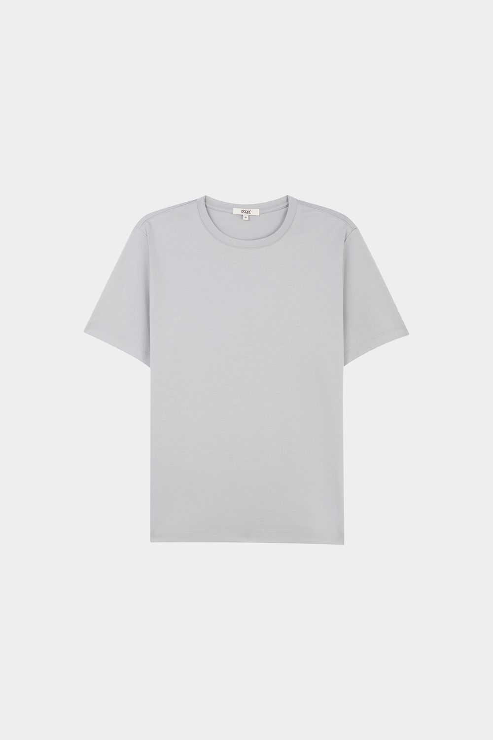 SST&C 淺灰重磅絲光棉圓領T-shirt｜00212502002_4