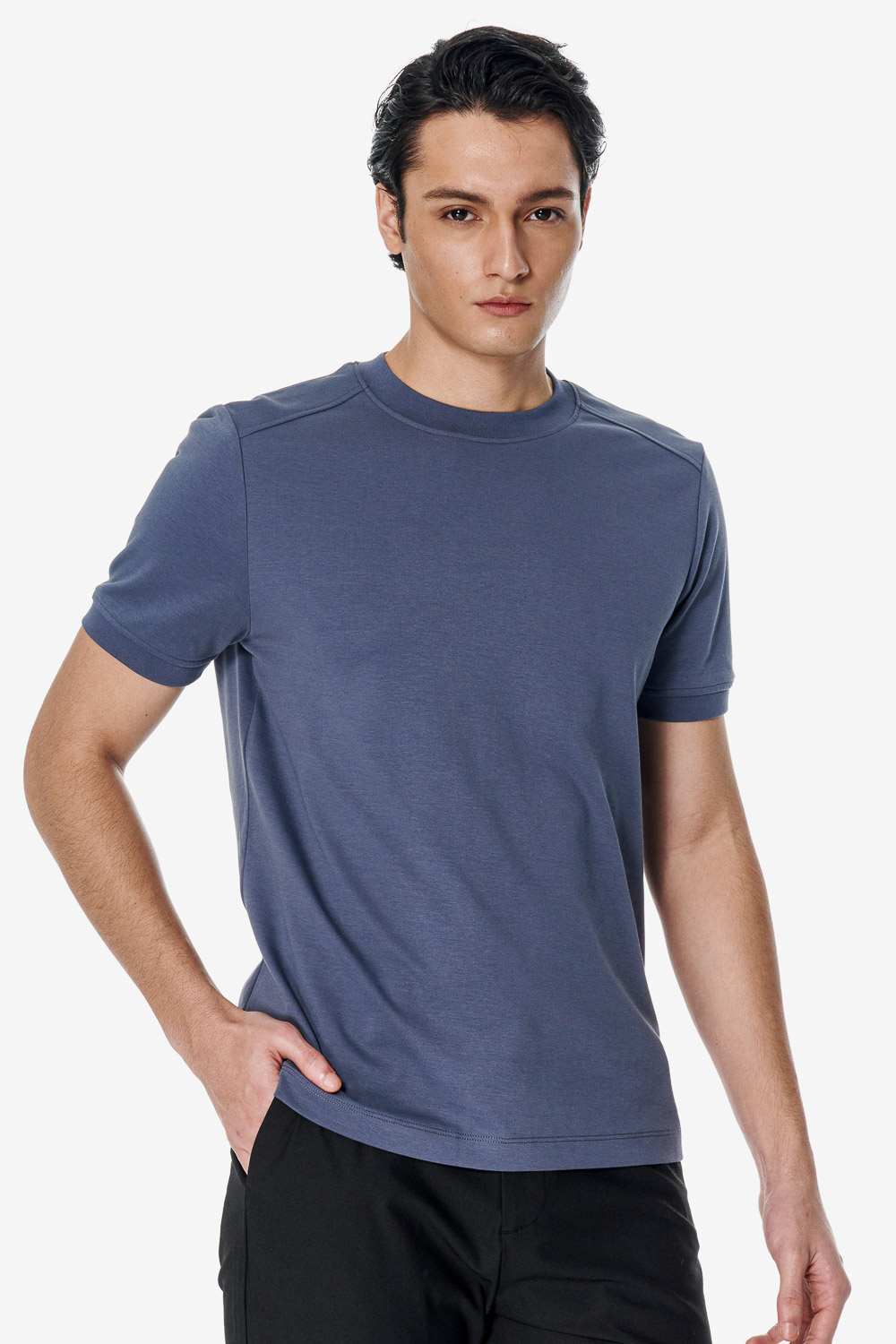 SST&C 夜影藍接觸涼感圓領T-shirt｜00212502005_0