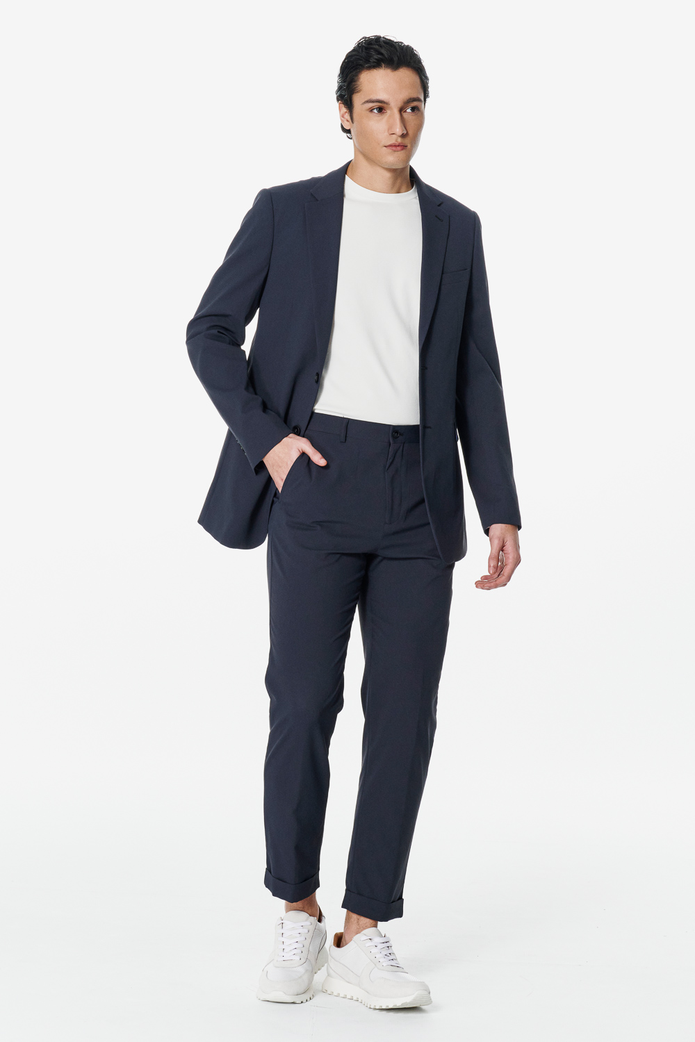 SST&C White Shoulder Seam Function T-shirt | 00212502006_2