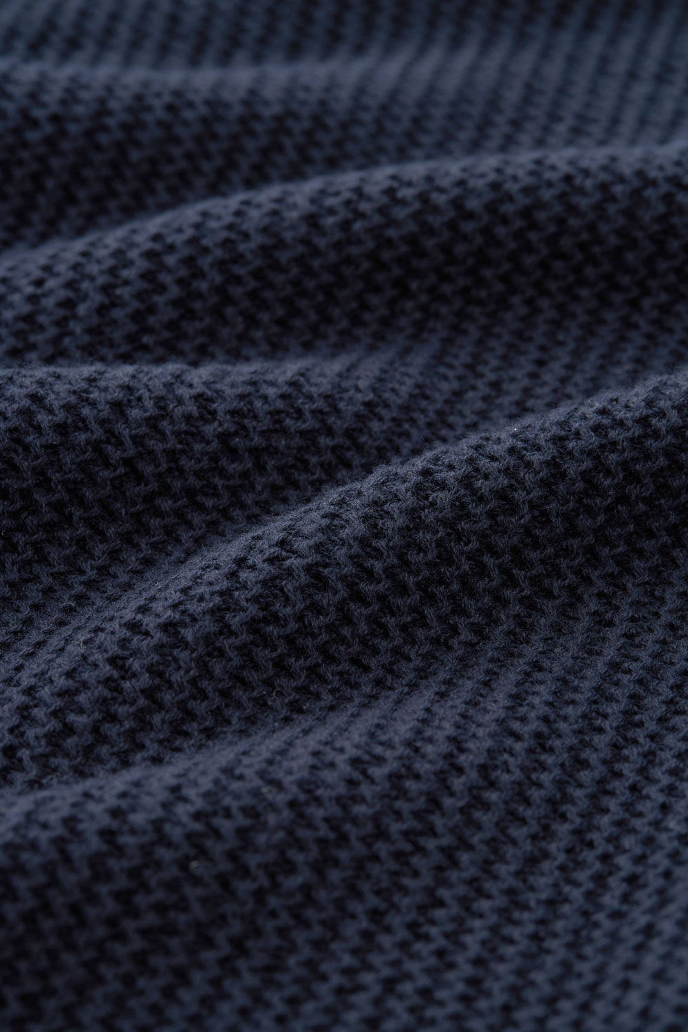 SST&C Navy Blue Pure Cotton Crewneck Knit | 00192502004_5