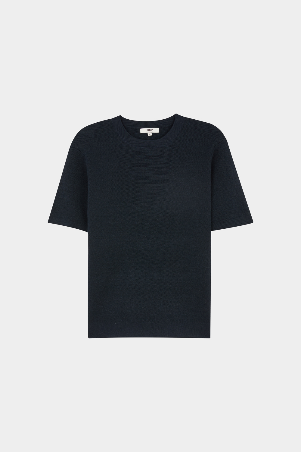 SST&C Deep Cobalt Wavy Crewneck Knit | 00192502006_4