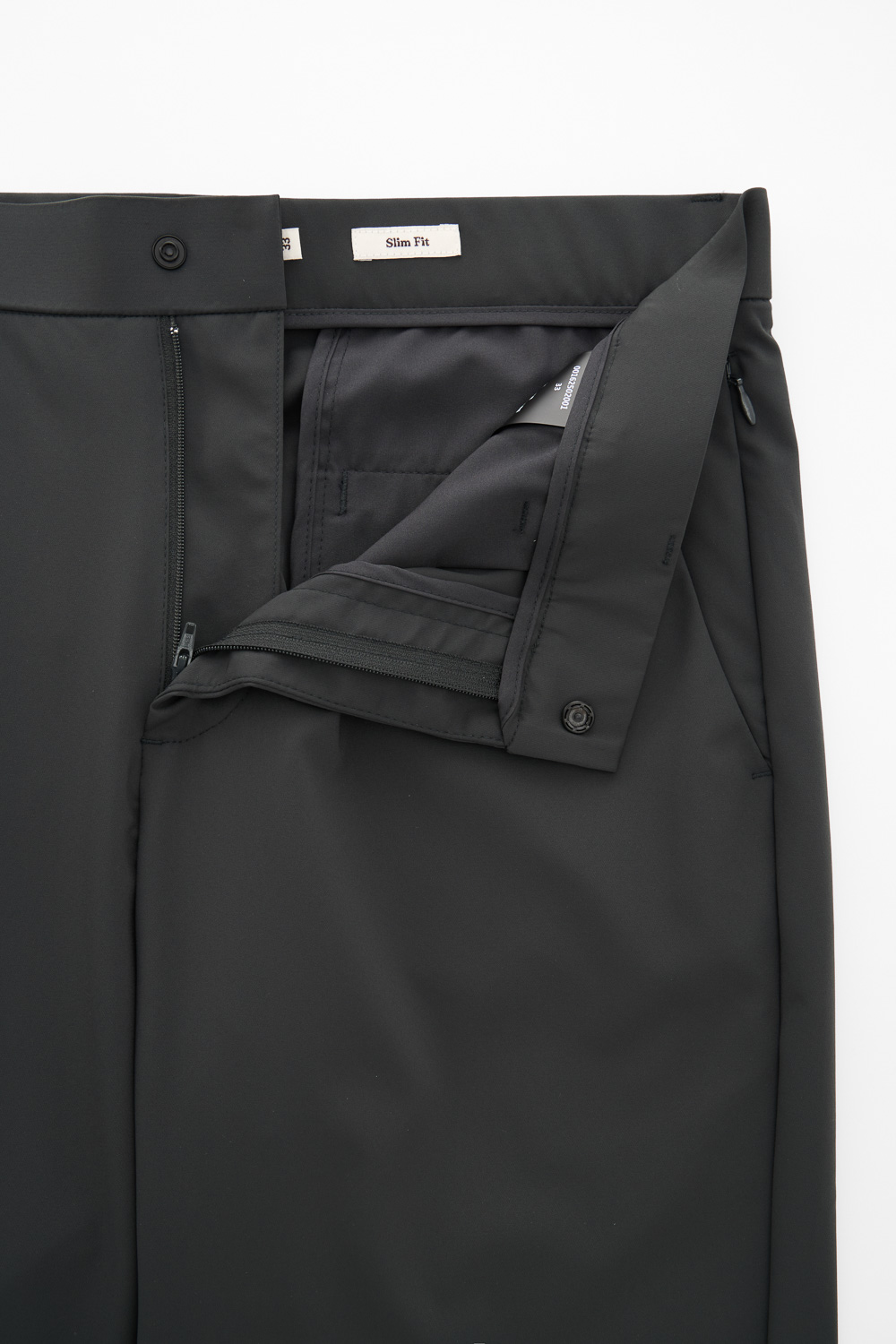SST&C Khaki Green Slim Fit High Stretch Trousers | 00162502001_6