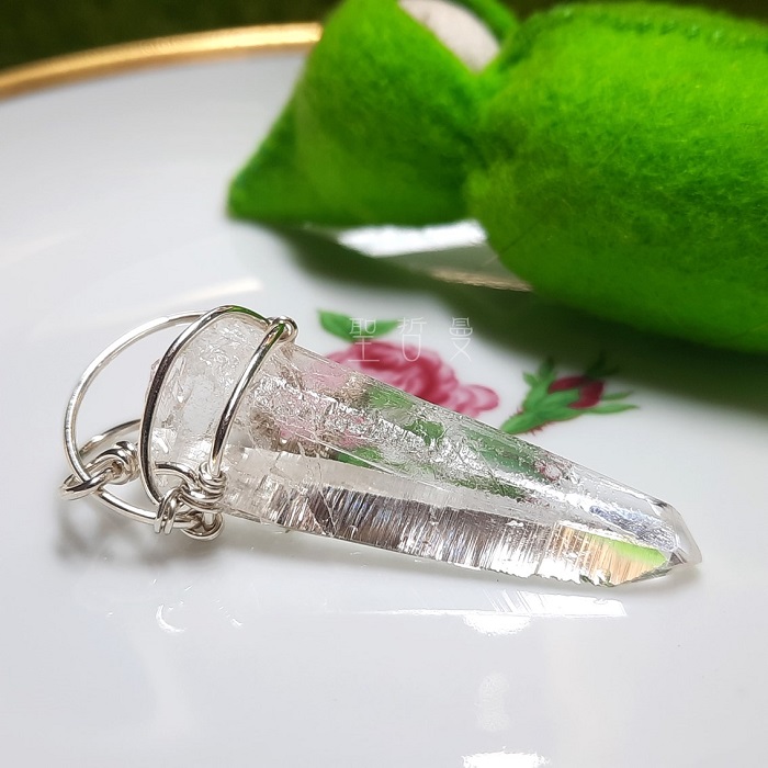 【土桑精選】哥雷精靈編織墜0205-18 項鍊/飾品 白水晶列木里亞水晶/列木尼亞/雷姆尼亞/Lemurian_2