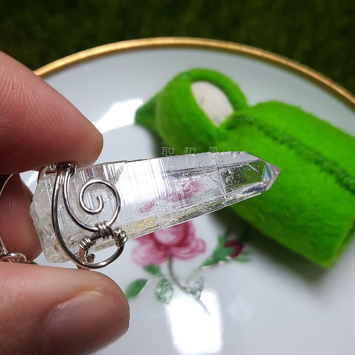 【土桑精選】哥雷精靈編織墜0205-18 項鍊/飾品 白水晶列木里亞水晶/列木尼亞/雷姆尼亞/Lemurian_3