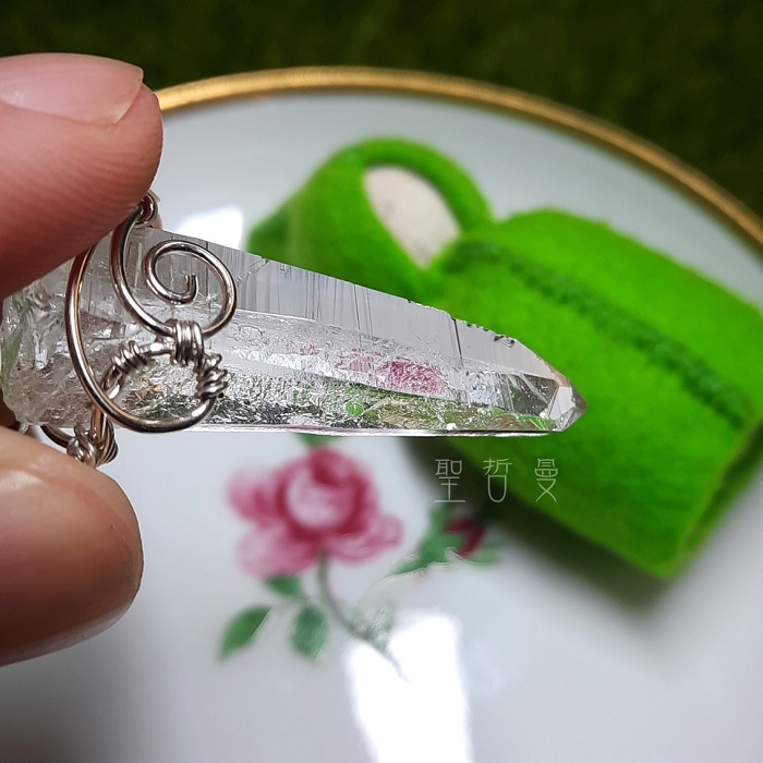 【土桑精選】哥雷精靈編織墜0205-18 項鍊/飾品 白水晶列木里亞水晶/列木尼亞/雷姆尼亞/Lemurian_5
