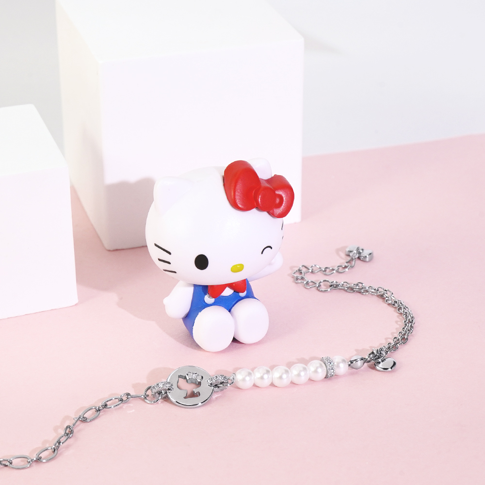 可愛DNA系列-Hello Kitty晶鑽造型手鍊_1