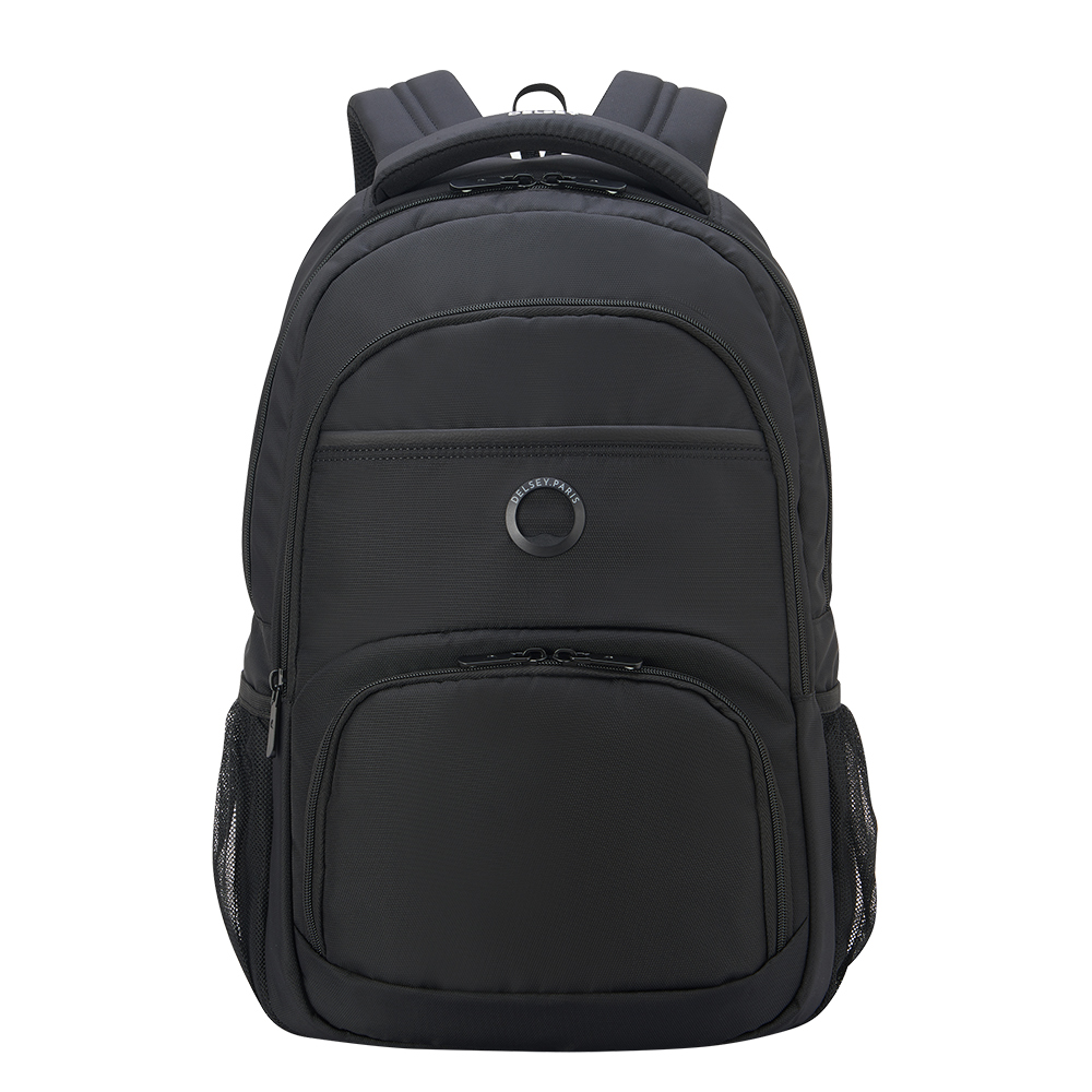 【DELSEY】ELEMENT-15.6吋電腦飛行員後背包-黑色 00064660100
