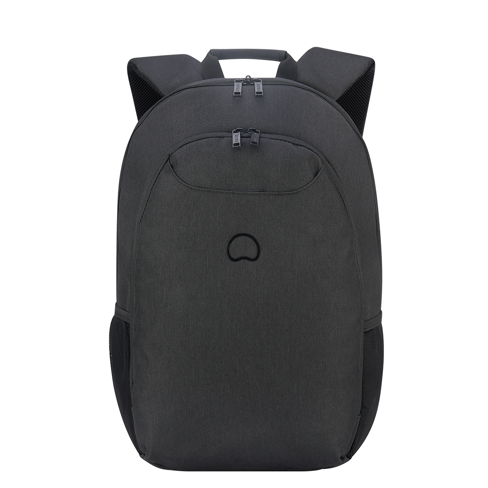 【DELSEY】ESPLANADE-15.6''電腦後背包-深黑色 00394260350