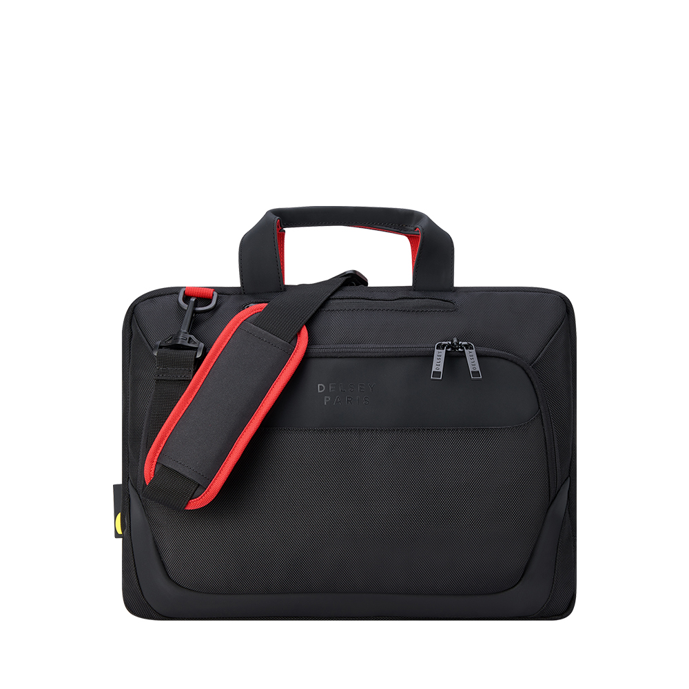 【DELSEY】PARVIS PLUS-15.6''電腦單層公事包-黑色 00394416000