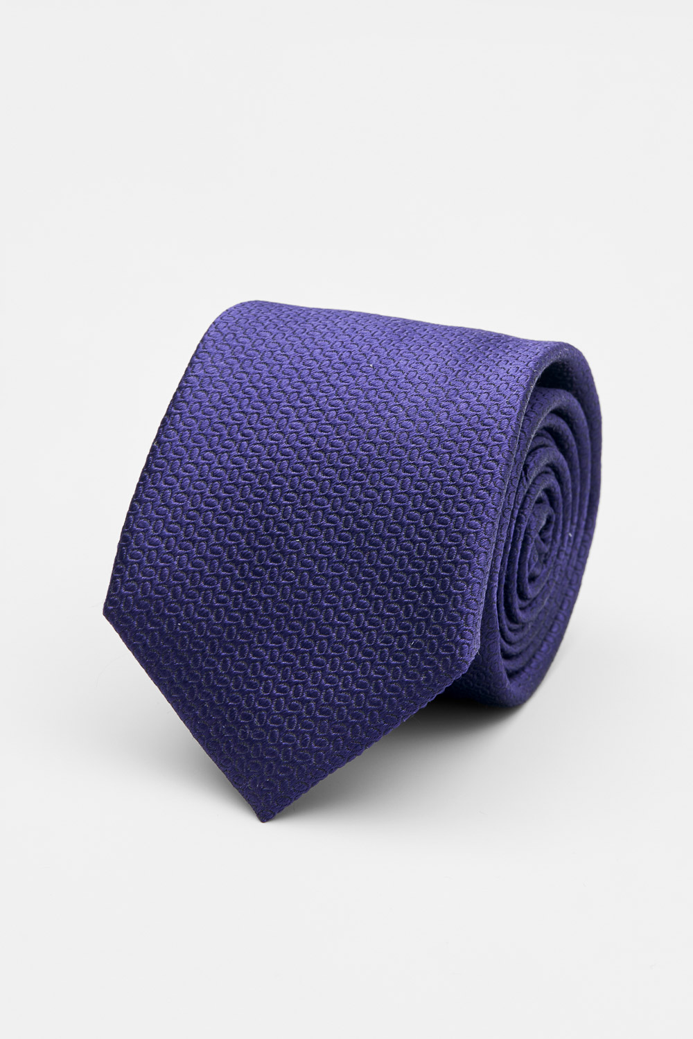 SST&C ⁠Purple Oval Textured Silk Tie | 00362502024_0