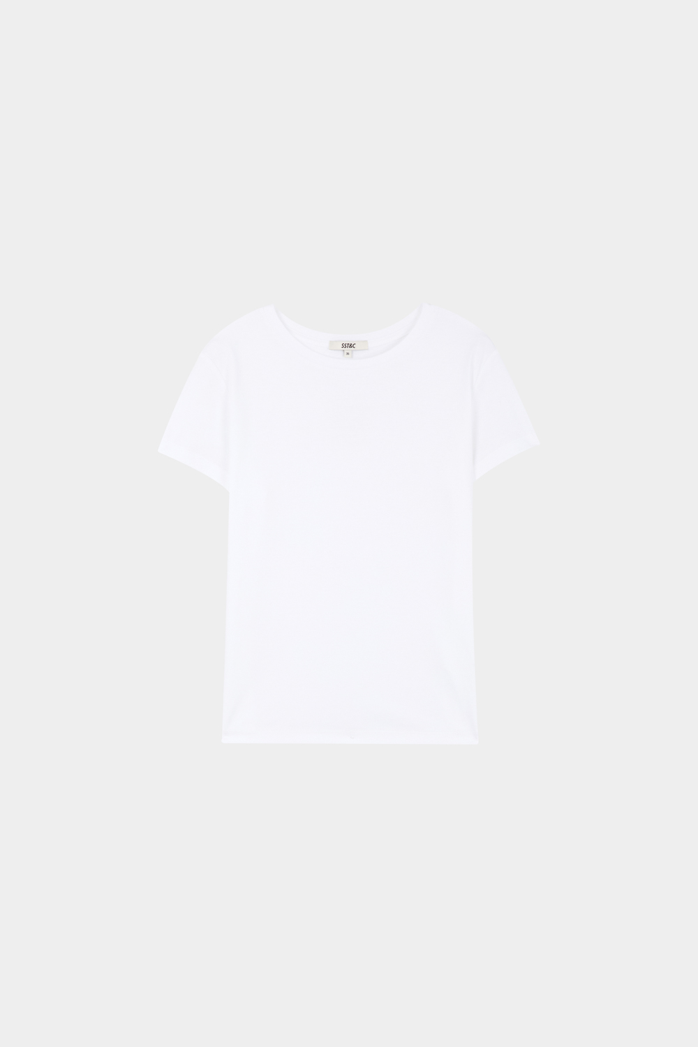 SST&C White U-neck T-SHIRT | 01212502001_4