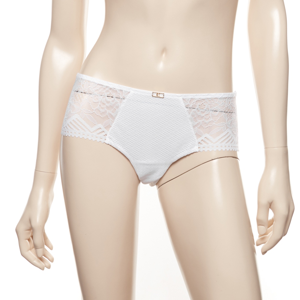 快閃5折起【Chantelle】四角內褲>XS-M>白色(13XB0_010)【Origins】_3