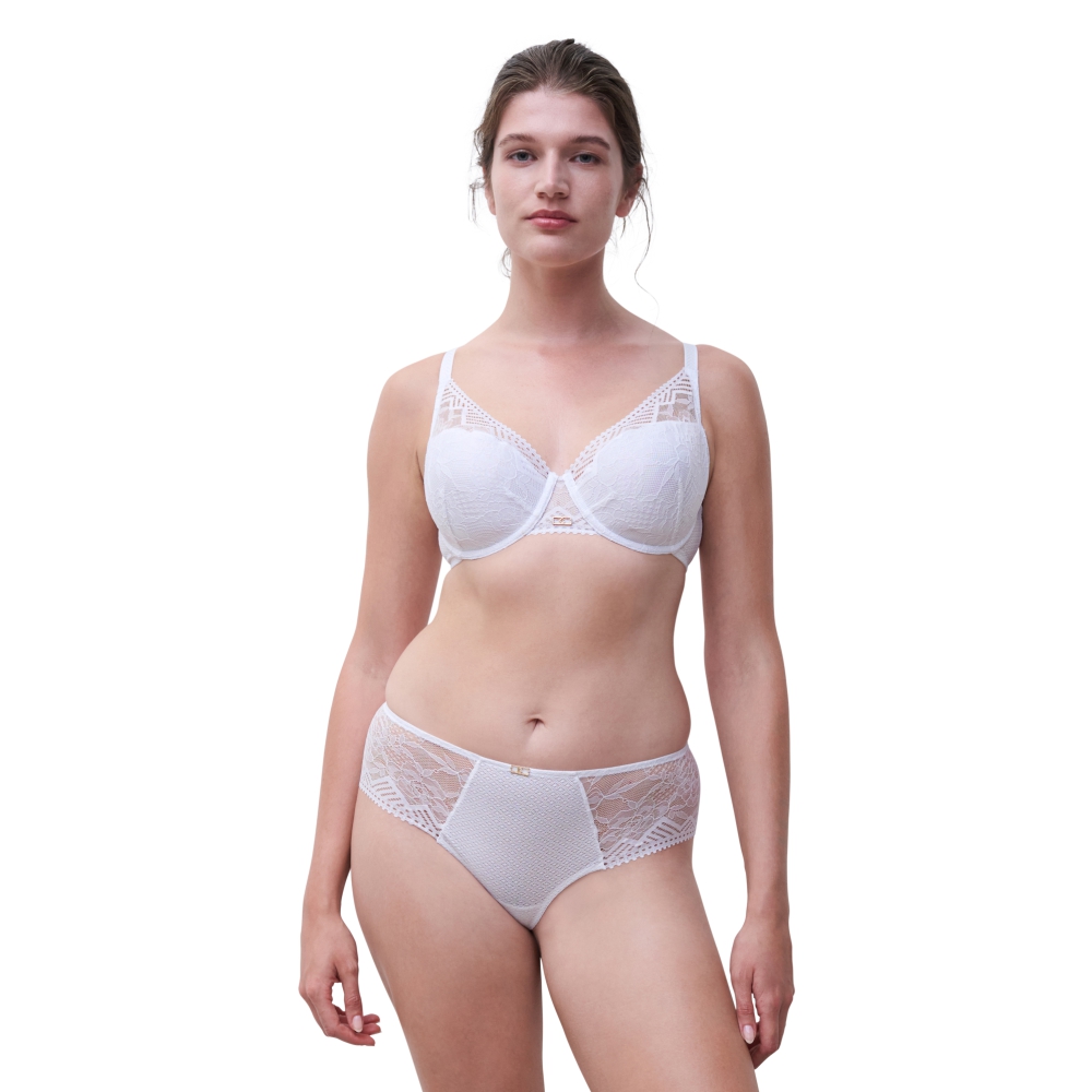 快閃5折起【Chantelle】深V Spacer T-Shirt Bra 內衣>BCD罩杯>白色(13XND_010)【Origins】_3