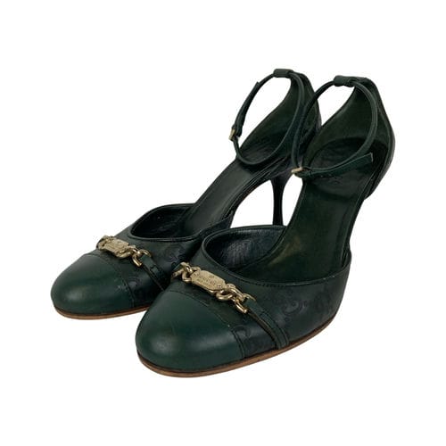 【環球桃園A8店】GUCCI/淺口皮鞋/36/146799