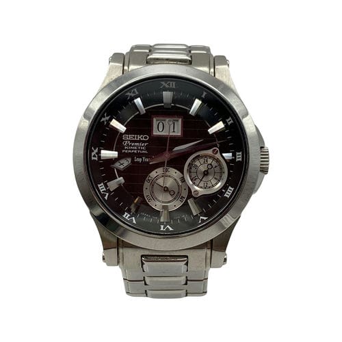 【忠孝敦化收購專門店】SEIKO/男錶//PREMIER 7D48-0AA0