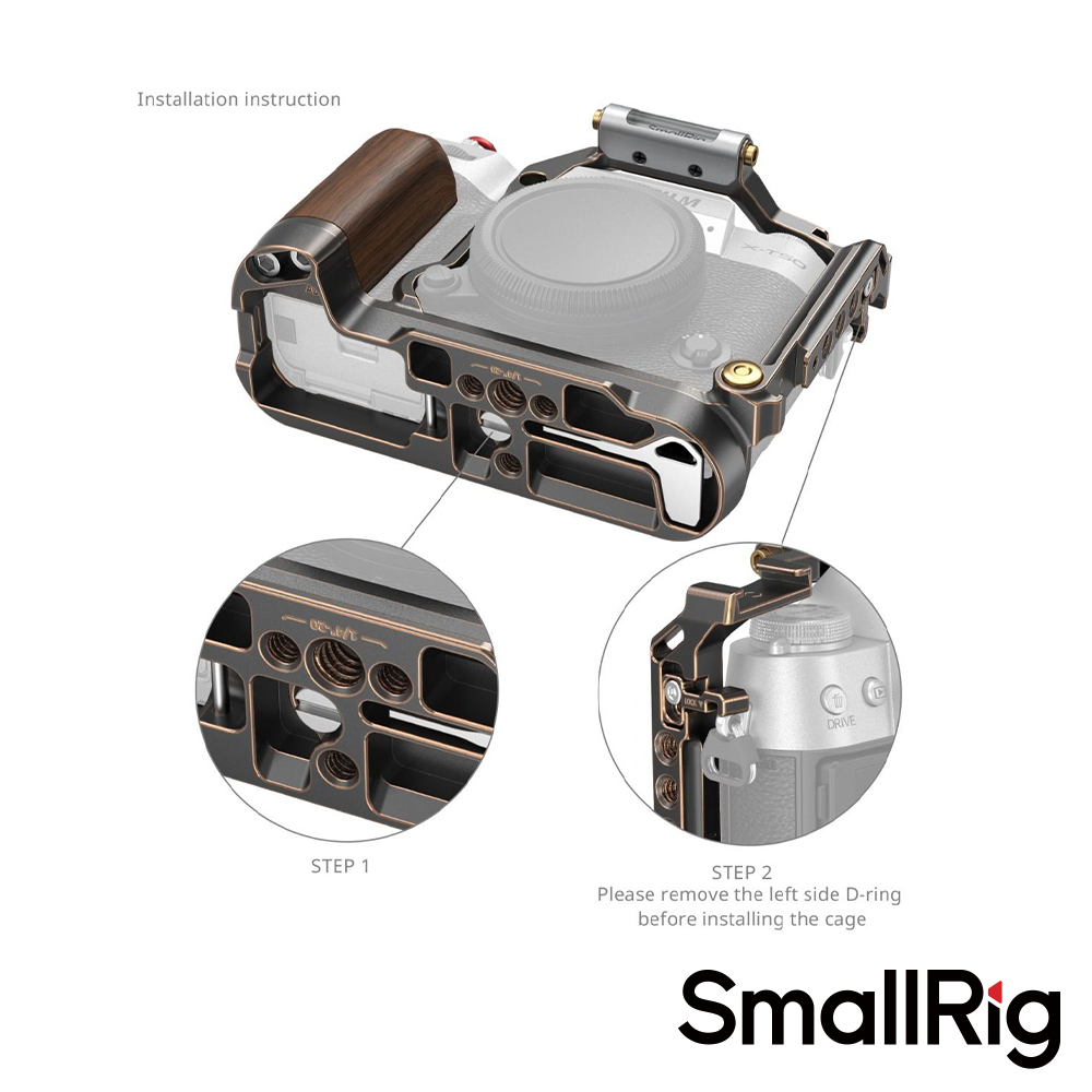 【SmallRig】4714 Fujifilm X-T50 復古款相機兔籠 提籠 公司貨_4