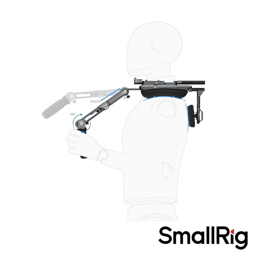 【預購】【SmallRig】4181 HawkLock迅鷹旗艦肩扛套組 SR007 Pro 公司貨_5
