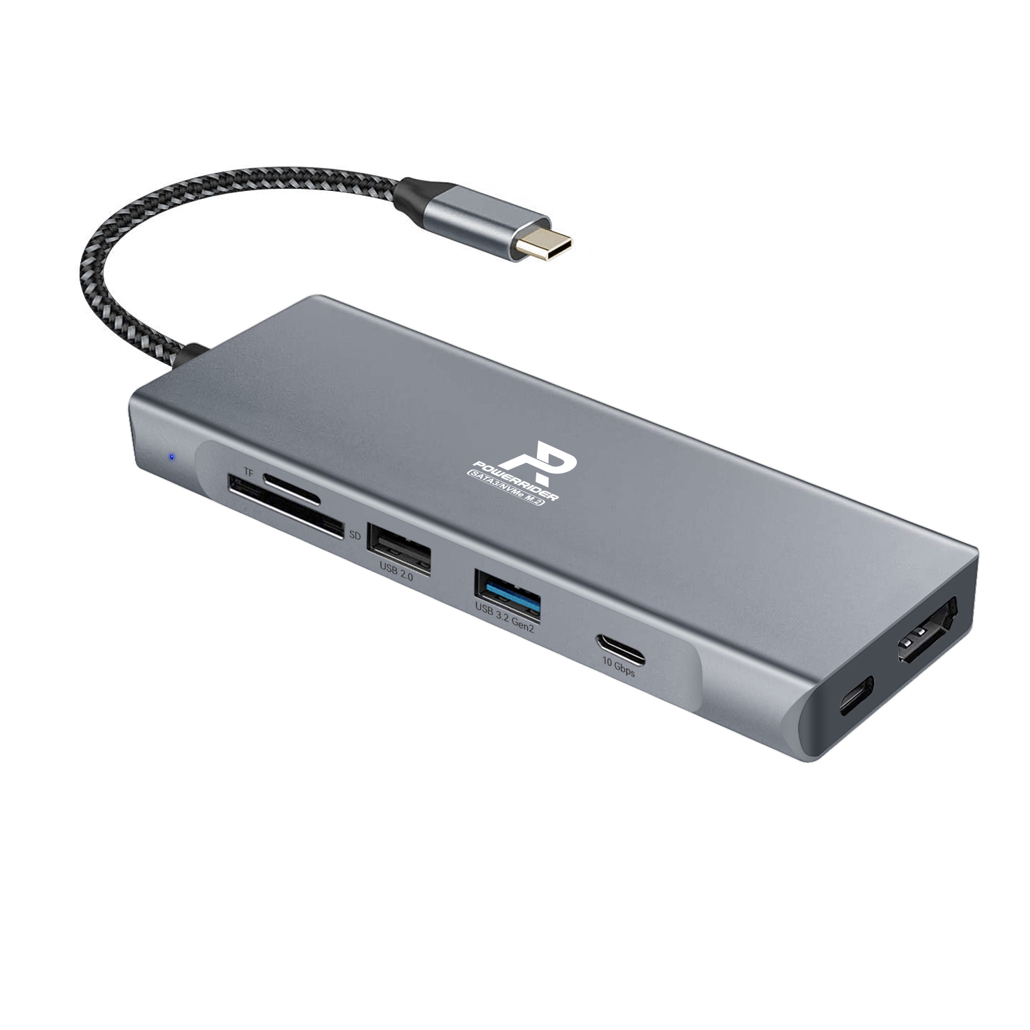 【PowerRider】HB-P26 八合一 NVMe/SATA SSD 集線器_2