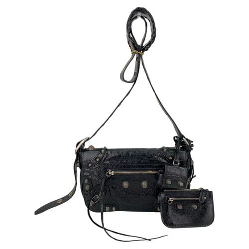 【微風南京店】BALENCIAGA/側背包//le cagole xs黑單肩包