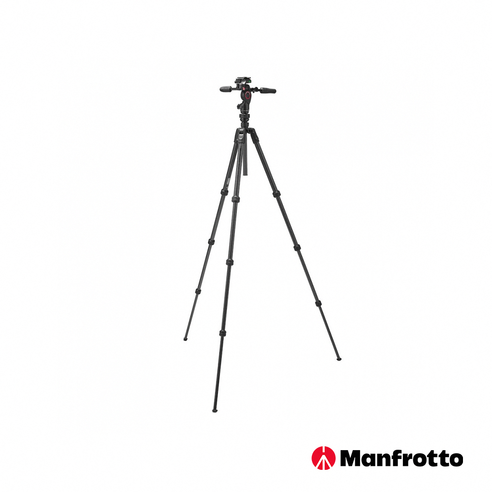 【Manfrotto】曼富圖 Befree GT 玄影三向雲台碳纖維三腳架 MKBFRTC4GTFB-3W 公司貨_3