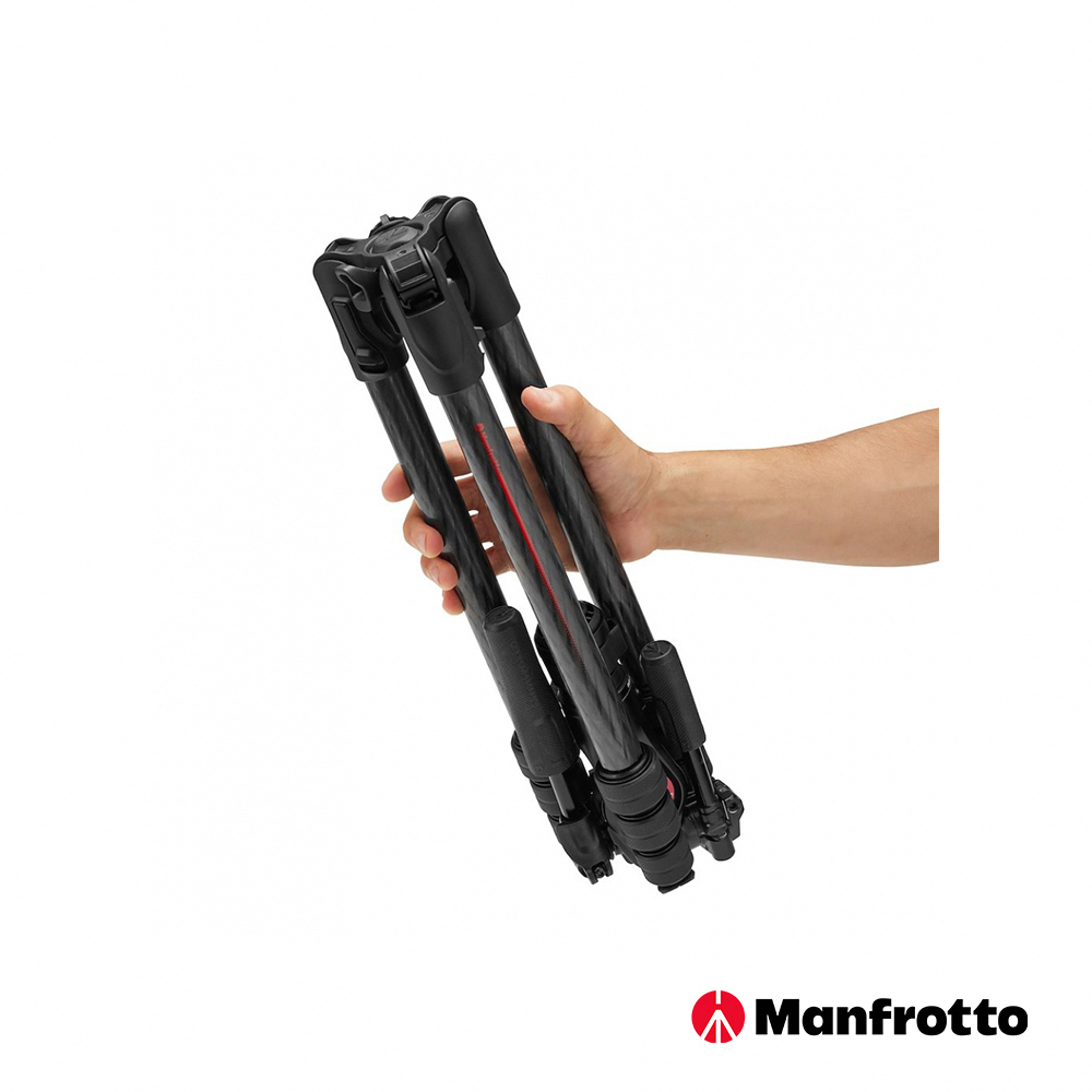 【Manfrotto】曼富圖 Befree GT 玄影三向雲台碳纖維三腳架 MKBFRTC4GTFB-3W 公司貨_4